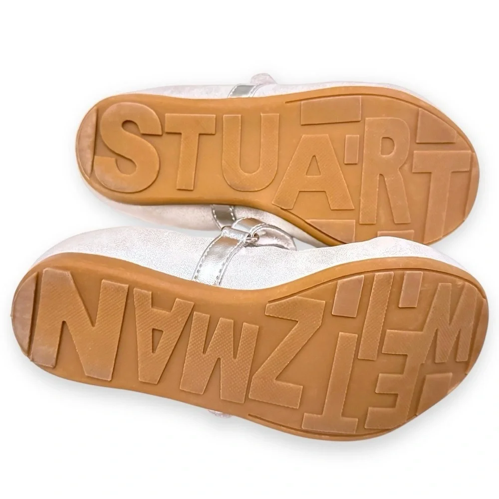 Stuart Weitzman Girls Mary Jane Dress Shoes Toddler Size 9 Memory Foam Flats - Picture 2 of 4